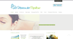 Desktop Screenshot of lamaisondespapillons.com